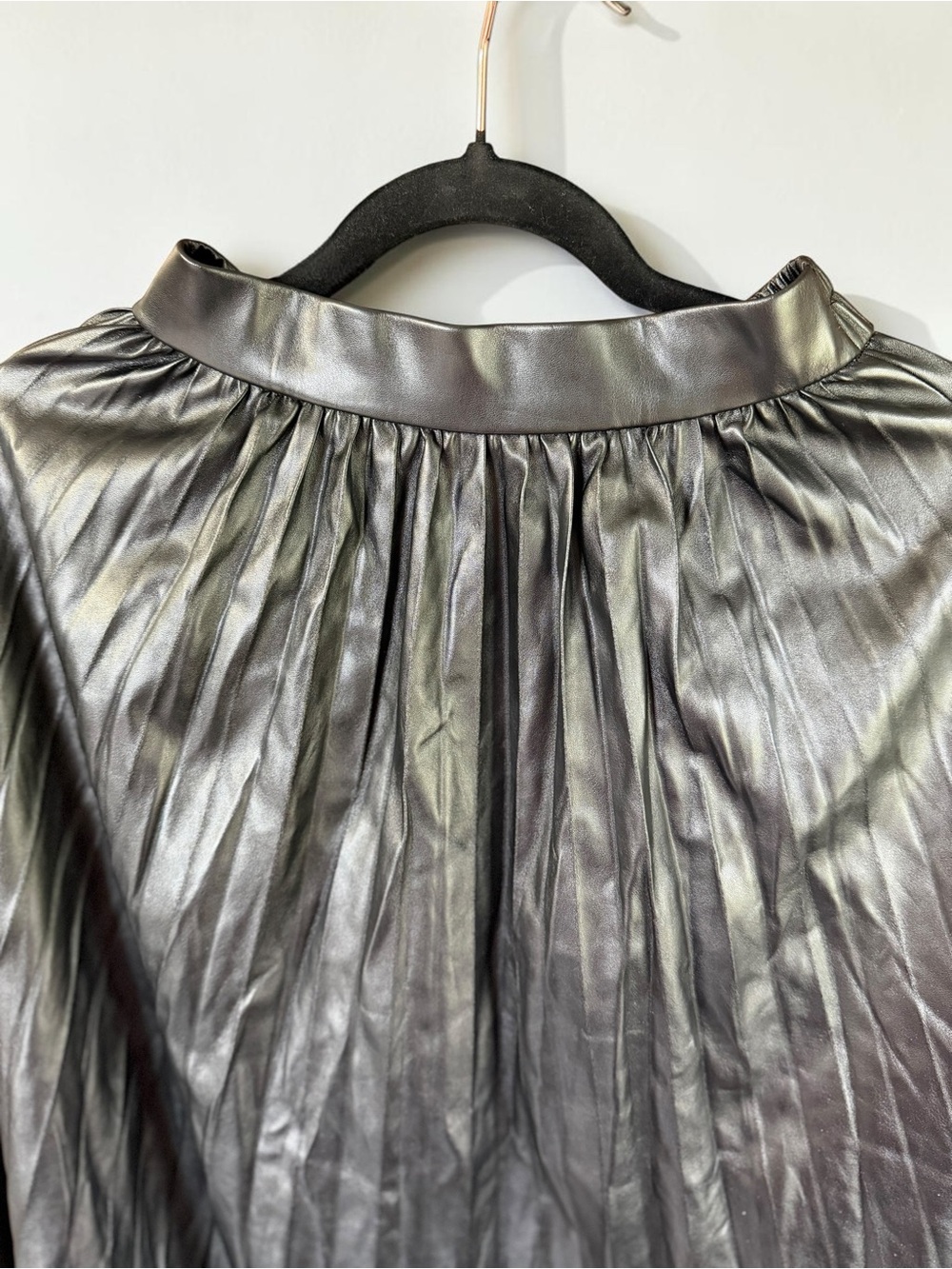 Sincerely Jules Black Pleated Midi Skirt Size Small Y2K Party Holiday Glam - Picture 2 of 4